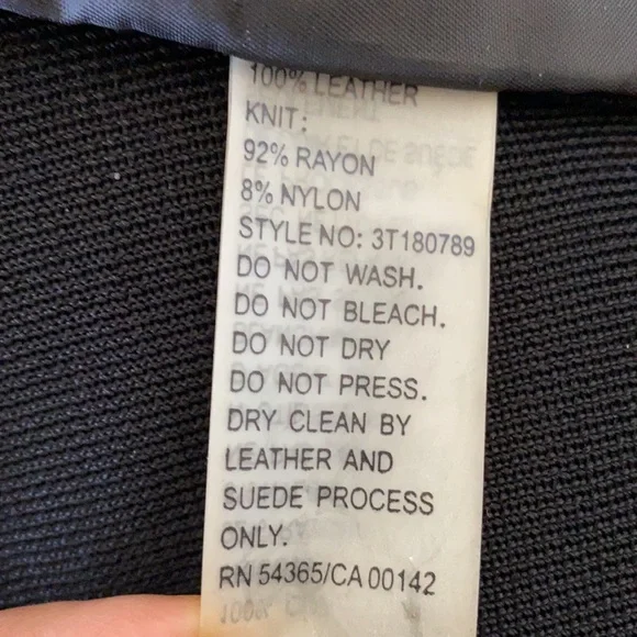 Peter Nygard Leather Studded Jacket - Picture 4 of 4